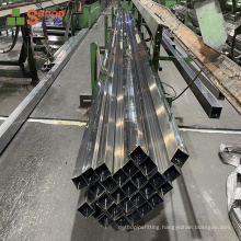 Foshan Manufacturer 40*20 rectangular stainless 201 tube steel mirror pipe